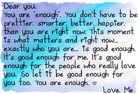 you are enough pic